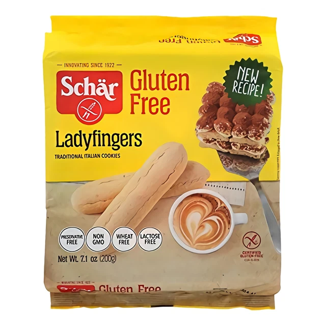 Schar - Cookies Ladyfingers sans Gluten - Étui De 6-210ml