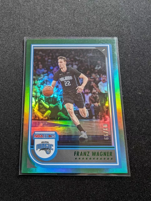 FRANZ WAGNER /99 Green 2022-23 Panini NBA Hoops  #106 ORLANDO MAGIC