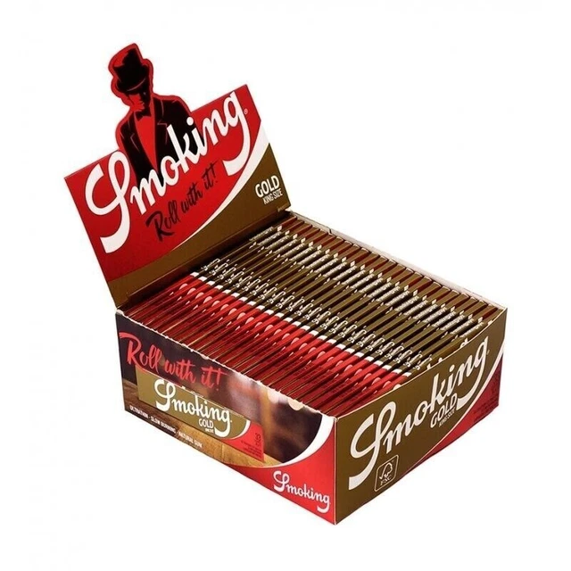Smoking&reg; Cartine Biologiche Lunghe King Size - 50 Libretti, Organic, Naturali