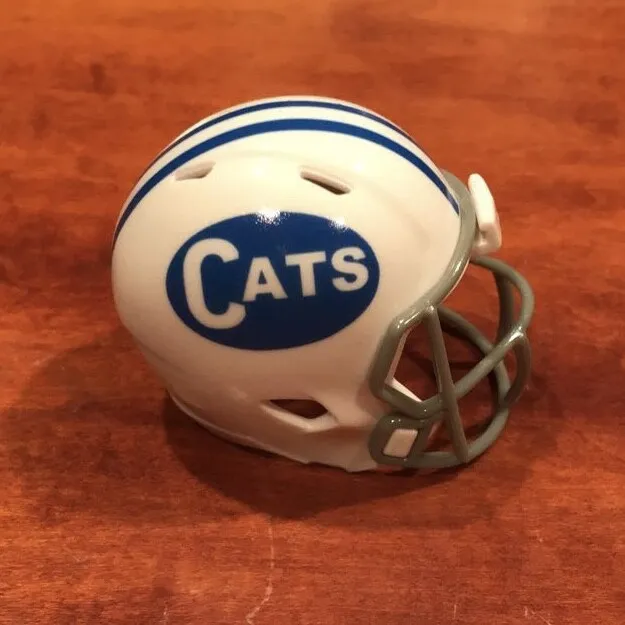 Kentucky Wildcats 1972 custom pocket pro helmet UK SEC