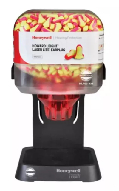 Howard Leight HL400 Earplug Dispenser with x400 Pairs of Laser Lite Earplugs