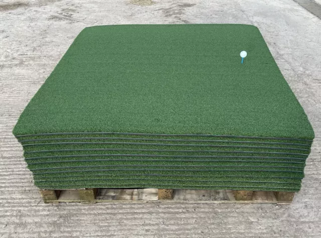 Golf Tee Turf Mats -  1.5M X 1.5M - Sim Room | Winter Golf Mats