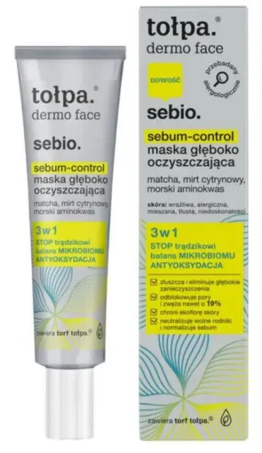 Tolpa Dermo Face Sebio Sebum-Control Deeply Cleansing Mask