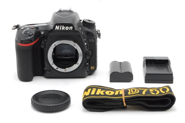 [ NEAR MINT w/ Strap ] Nikon D750 24.3 MP Digital SLR Camera From JAPAN