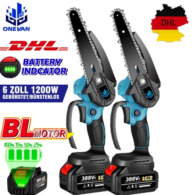 Gebürstet / Bürstenlos Akku Kettensäge Mini Elektro-Kettensägen für Makita Akku