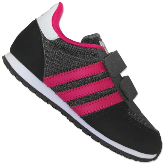 Adidas Originals Adistar Racer Bambini Scarpe Sneaker Grigio Rosa Nero 25 1/2