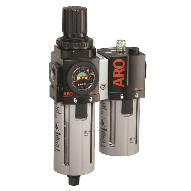 ARO IR 3/8in Combination FRL 2000 Series Min Temp 23 DegF Max Temp 175 DegF