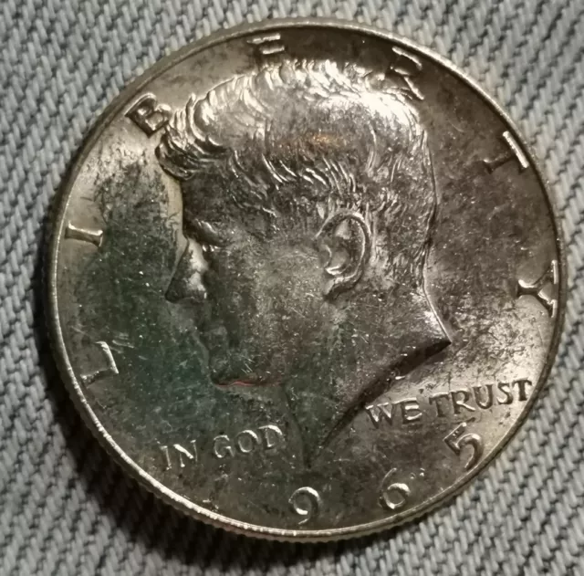 Estados Unidos USA 1/2 HALF Kennedy Dollar 1965 KM# 202a UNC