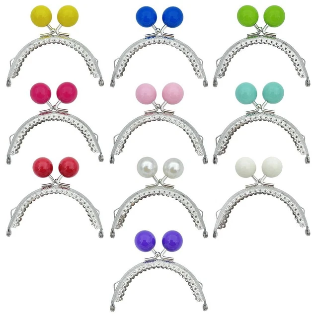 Candy Color Purse Clasp Frame Bag Hardware Bag Kiss Clasp Lock  DIY Craft