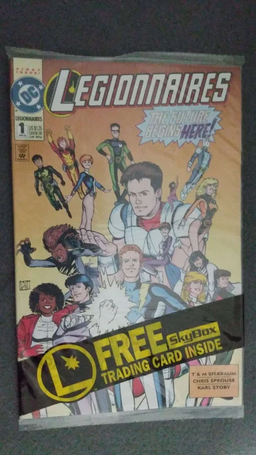 Legionnaires #1 Sealed w/card (1993) VF-NM DC Comics $4 Flat Rate Comb Shipping