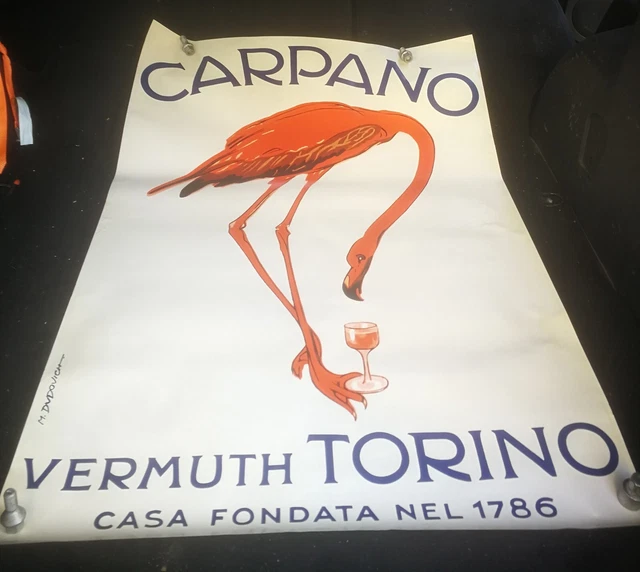 Carpano manifesto 2 edizione 1972 illustratore Dudovich