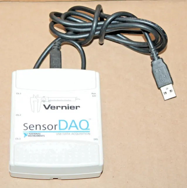 National Instruments Vernier SensorDAQ USB Data Acquisition Device 195321D-01L
