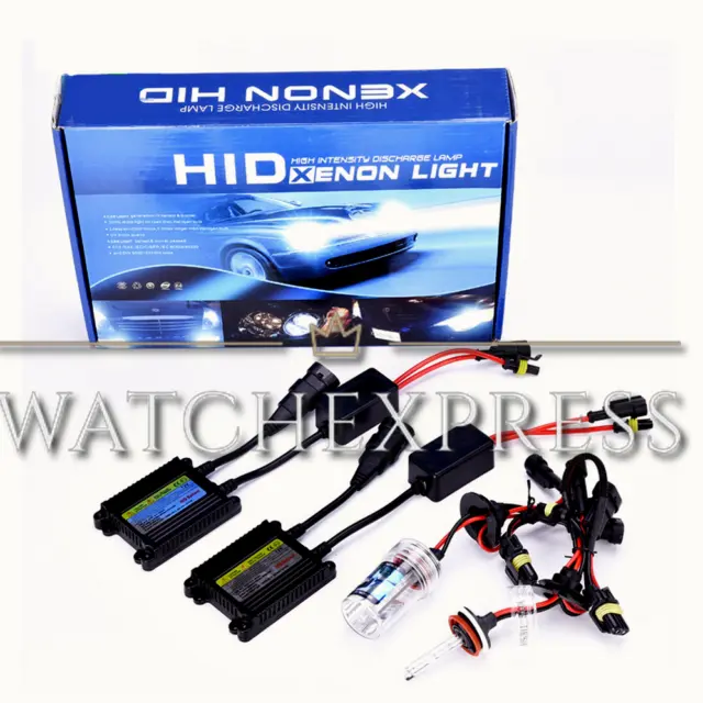 Kit Fari Xeno Light H7 Ricambio Hid Xenon 6000K 55W Luci Lampadine Faro Slim