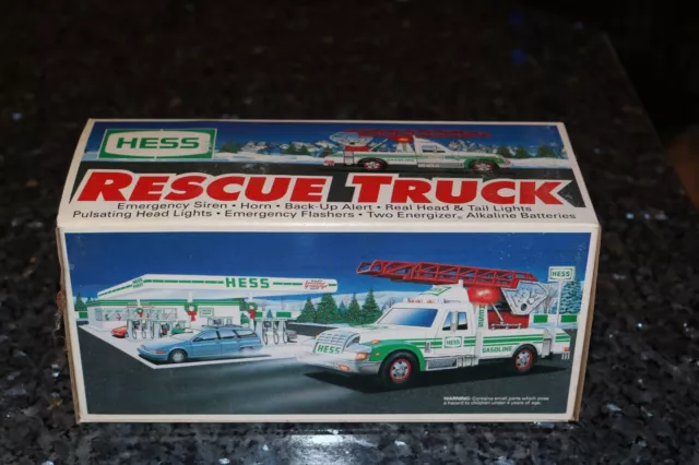 Hess Toy Rescue Truck 1994 Woodbridge Nj Original Box Look!