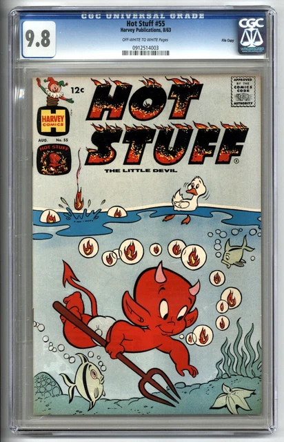 Hot Stuff The Little Devil #55 Cgc Nm/Mt 9.8 1963 Harvey Comics File Copy