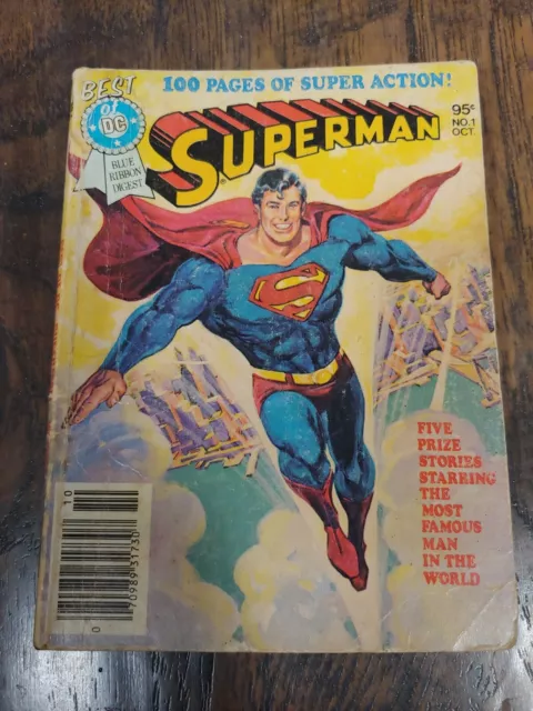 BEST OF DC SPECIAL BLUE RIBBON COMICS DIGEST #1 (1979) Superman G/VG