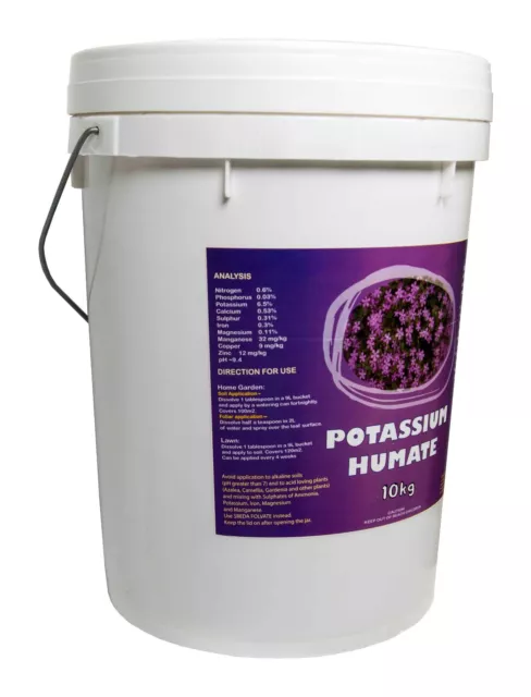 Potassium Humate Fertiliser 90% 10kg SREDA Organic Natural Fertilizer Plant Soil 2