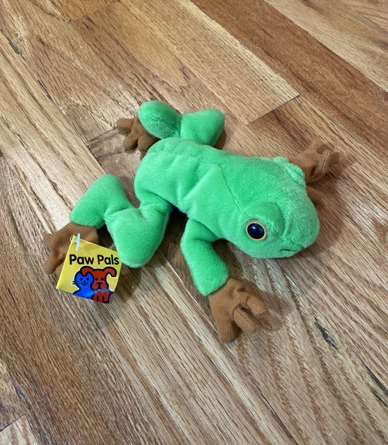 PETCO PAW PALS Hopper The Frog Beanbag Plush Toy Tree Frog Beanie NWT