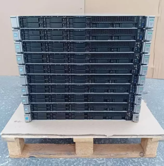 Job Lot 10 x HP ProLiant Server DL360 G9 8x 2.5" Bay SFF Sale Wholesale Bulk HPE