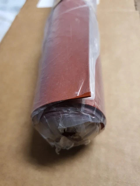 Silicone Rubber Sheet US Hi-Temp Red .062''Thick x 36" W x 12" L  Strip 60a  Dur