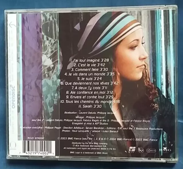 SMAN "C'est la vie" CD album 2003 "J'ai tout imaginé" France EUROPOP French POP 2