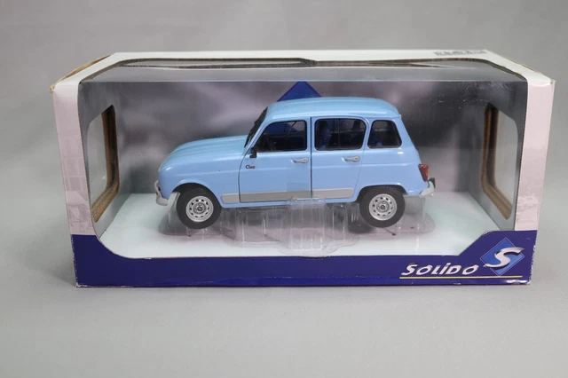LJ615 SOLIDO S1800103 1/18 1:18 Voiture Renault 4 GTL Clan bleu jacinthe