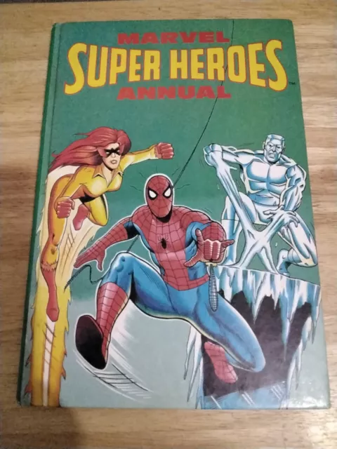 Marvel Superheroes 1987 U.K. Annual : Spiderman & His Amazing Friends, Unclipped