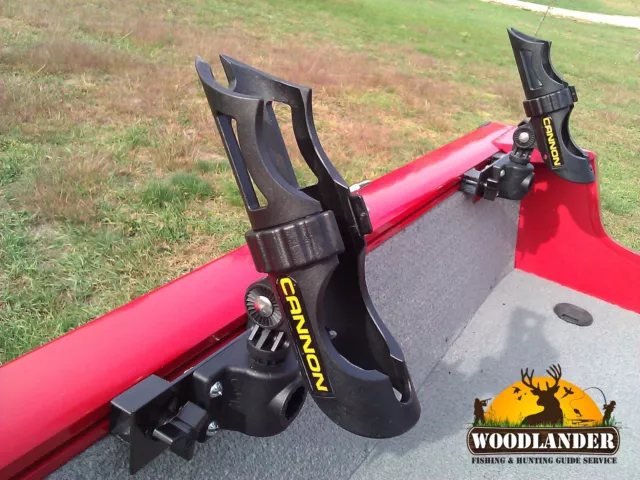 2X ROD HOLDER G3 BOAT GUNNEL + CANNON HOLDERS INSTALLED+ Quantity discount  $110.98 - PicClick