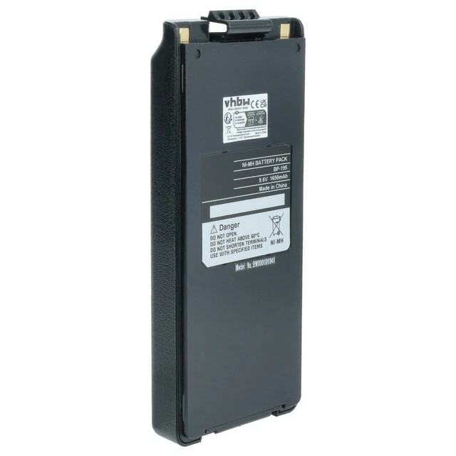 Vhbw 1x Batterie compatible avec Icom IC-W32A, IC-Z1E, TC-T42E, IC-Z1
