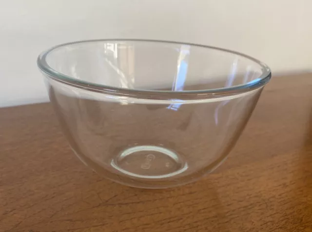 Pyrex Clear Glass Mixing Bowl 2 Pint Capacity