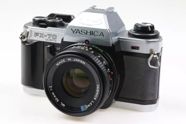 YASHICA FX-70 Quartz mit Yashica ML 50mm f/2,0 - SNr: 012189