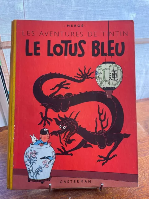 Ancienne Bd Tintin "Le Lotus Bleu"