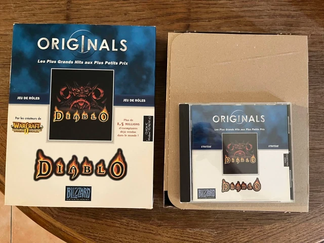 Jeu Vidéo DIABLO - Version PC Big Box Française - Édition Boîte Grand Format - Très Bon état