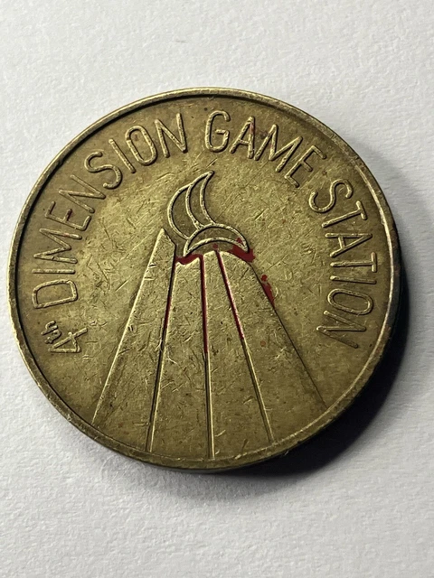 RARE 4TH DIMENSION GAME STATION ARCADE TOKEN #tu1 £11.30 - PicClick UK