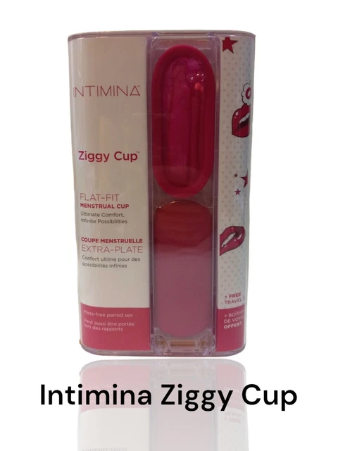 Nuevo Sellado Intimina Ziggy Copa Menstrual Período Ajuste Plano