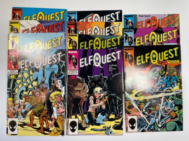 ELF QUEST (volumen 1) Lot Of 11 - #22-32 Marvel Comics - 1987