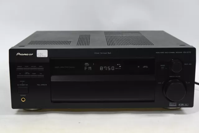 Pioneer VSX-D712 Dolby Digital EX DTS:ES 100w/ch AV Receiver Amplifier NO Remote