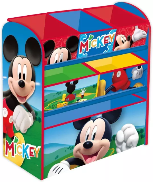 Disney Mickey Maus Jungen Regal Kinderregal Holz bunt