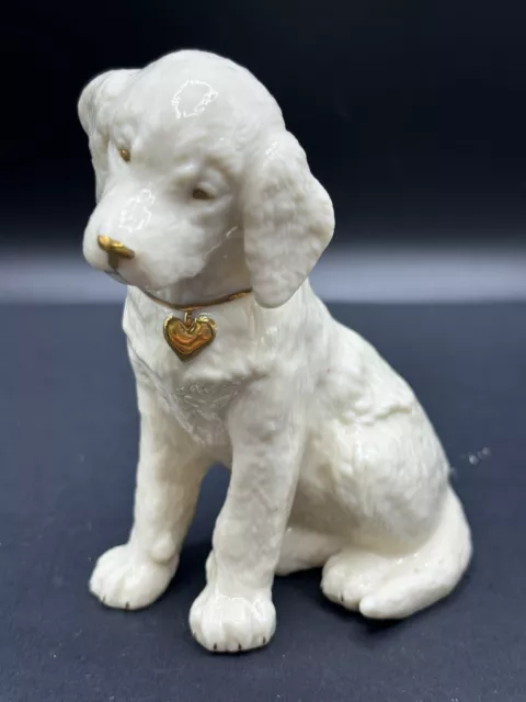 Lenox Golden Retriever Dog Figurine. Porcelain. Approximately 4” tall, 3” deep.