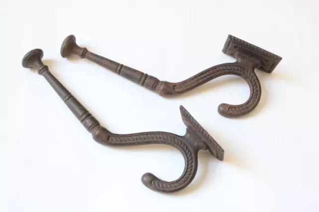antique robe towel hook holder | deco pullman train hook victorian sink bath old