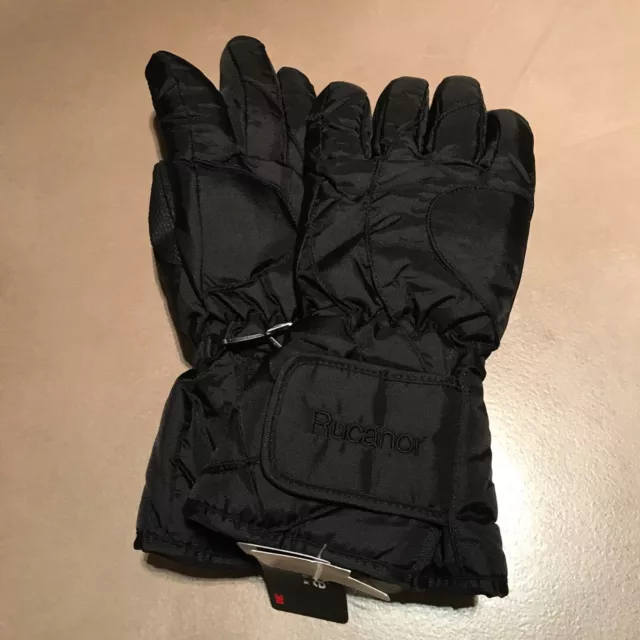 Rucanor – Paire de gants de ski – Taille L – Noir – Avec 3M Thinsulate