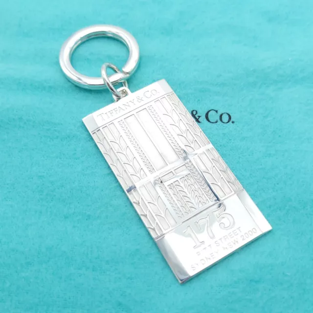 Tiffany & Co. Sterling Silver 175 Pitt Street Sydney NSW 2000 Key Chain Key Ring