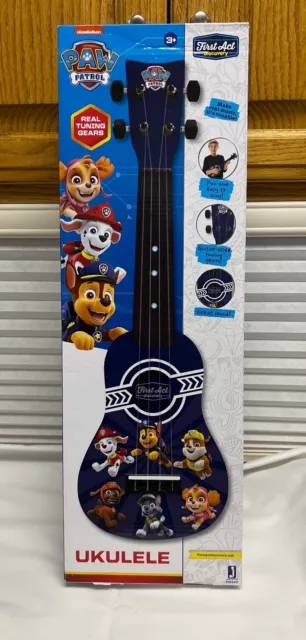 First Act Discovery Nickelodeon Paw Patrol 4 String Plastic Ukulele Guitar NEW