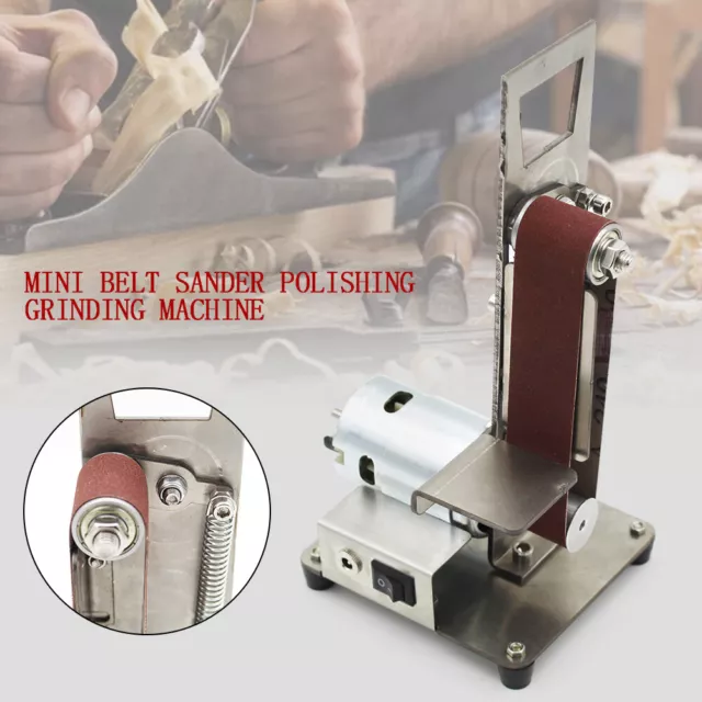 300 W mini smerigliatrice a nastro elettrica fai da te rettificatrice motore 795 marce