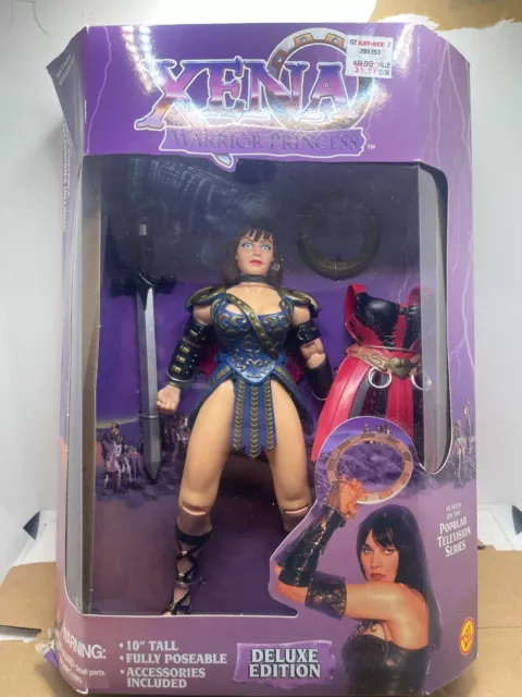 Rare 10 Inch Xena Warrior Princess Doll Deluxe Edition Action Figure Toy Biz