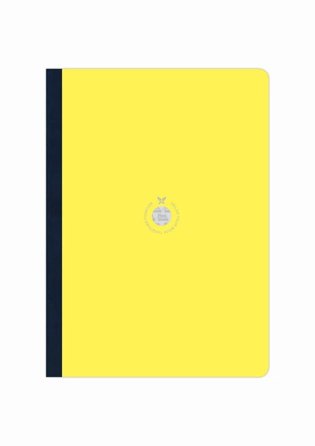 Flexbook Smartbook Foderata 160 Pagine Copertina Carta Ecoplastica 21*29 cm/foderata/gialla