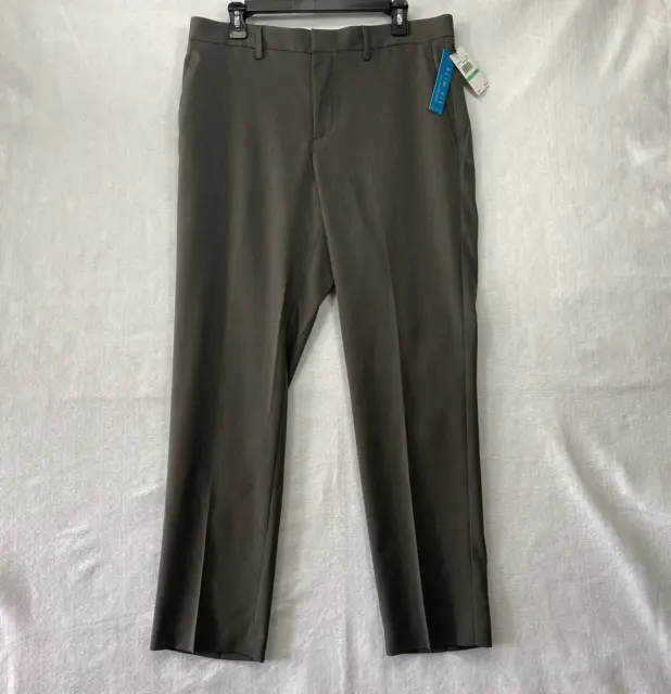 PERRY ELLIS PORTFOLIO Travel Luxe Men's Dress Pants 34X30 Slim Fit NWT $85.00