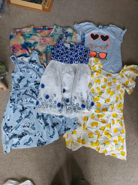 Pacchetto abiti estivi per bambine H&M George età 8-9 anni