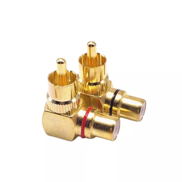 High Quality All Copper Male to Female RCA Audio Plug Conversion Adapter