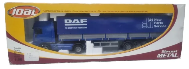 Joal 1:50 345 DAF XF 430 Diecast Blue Model Trailer Truck Lorry Boxed